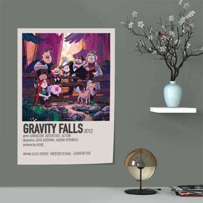 پوستر سیلک آبشار جاذبه - Gravity Falls 16