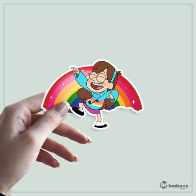 استیکر و برچسب آبشار جاذبه - Gravity Falls 20