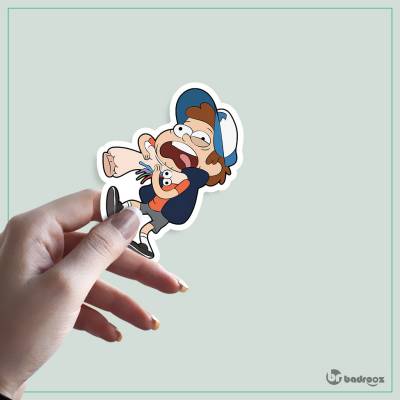 استیکر و برچسب آبشار جاذبه - Gravity Falls 37