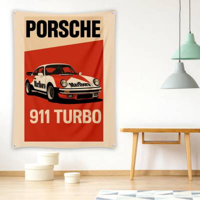 دراپ بنر پورشه - Porsche 911 Turbo