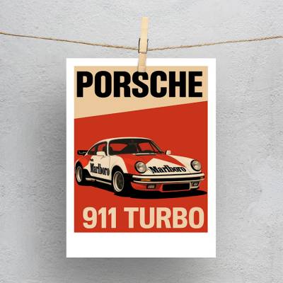 پولاروید(فتوکارت) پورشه - Porsche 911 Turbo
