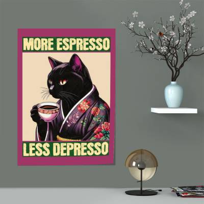 پوستر سیلک More Espresso