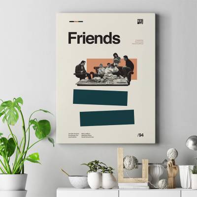 تابلو کنواس (بوم) سریال فرندز - Friends