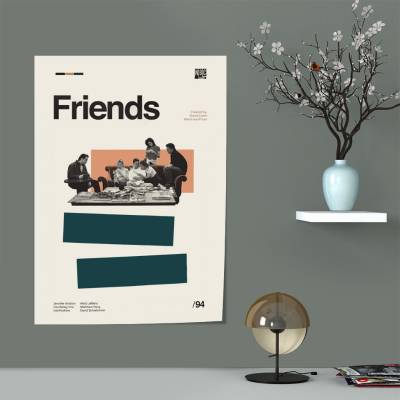 پوستر سیلک سریال فرندز - Friends