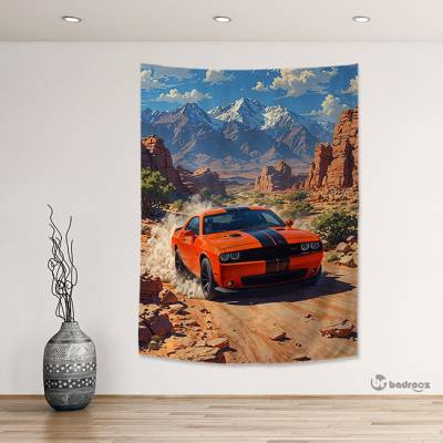 بک دراپ  دوج چلنجر - Dodge challenger