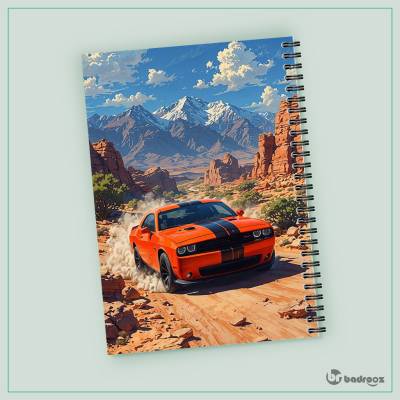 دفتر یادداشت  دوج چلنجر - Dodge challenger