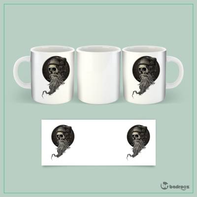 ماگ  Skull and Headphone