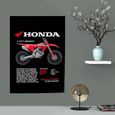 پوستر سیلک هوندا - Honda450 CRF