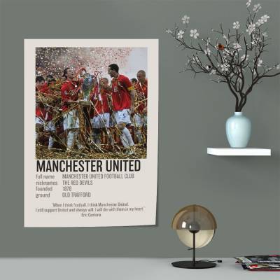 پوستر سیلک منچستر یونایتد - Manchester United
