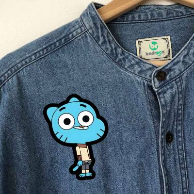 پچ حرارتی (برچسب لباس) گامبال (Gumball)-1