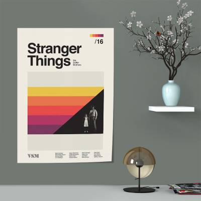 پوستر سیلک سریال چیز های عجیب - Stranger Things