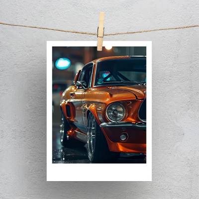 پولاروید(فتوکارت) فورد موستانگ - Ford Mustang 1969