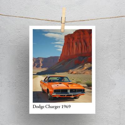 پولاروید(فتوکارت) دوج چارجر 1969 - Dodge Charger