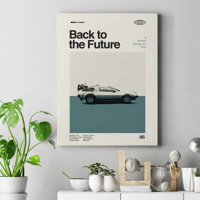 تابلو کنواس (بوم) فیلم بازگشت به آینده - Back to the Future