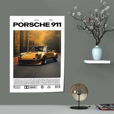 پوستر سیلک پورشه 2 - Porsche 911 