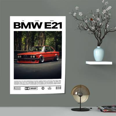 پوستر سیلک بی ام و - BMW E21
