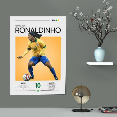 پوستر سیلک رونالدینیو 2 - Ronaldinho