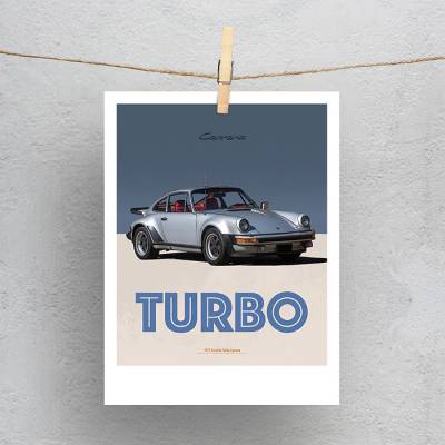 پولاروید(فتوکارت) پورشه - Porsche Turbo Carrera 1977 