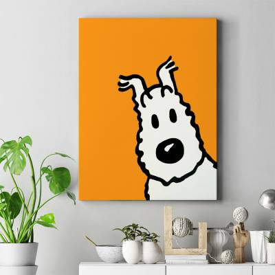 تابلو کنواس (بوم) میلو - تن تن - TinTin