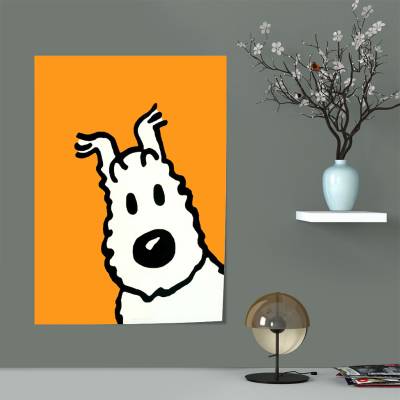 پوستر سیلک میلو - تن تن - TinTin