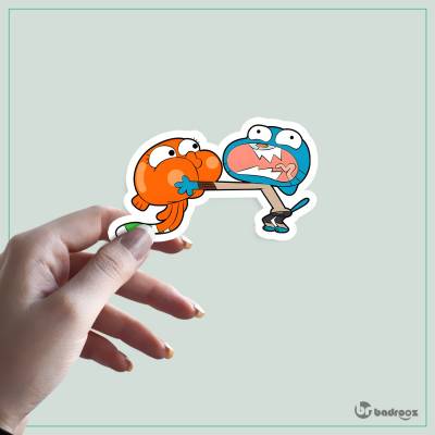 استیکر و برچسب گامبال و داروین (Gumball & Darwin)-2