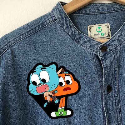پچ حرارتی (برچسب لباس) گامبال و داروین (Gumball & Darwin)-6