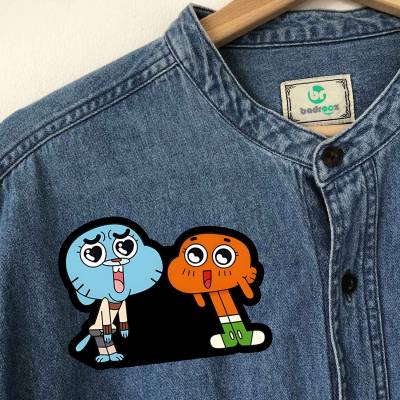 پچ حرارتی (برچسب لباس) گامبال و داروین (Gumball & Darwin)-7