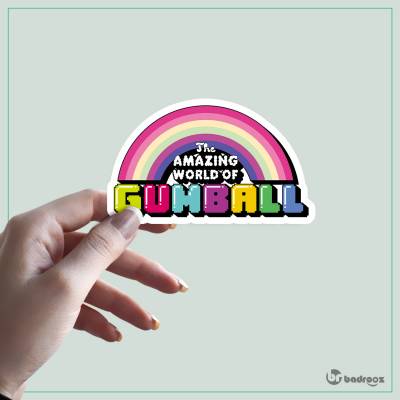 استیکر و برچسب لوگو دنیای شگفت انگیز گامبال (The Amazing World of Gumball)