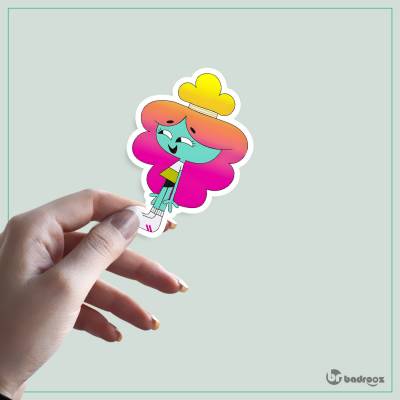 استیکر و برچسب گامبال (Rachel - The Amazing World of Gumball)