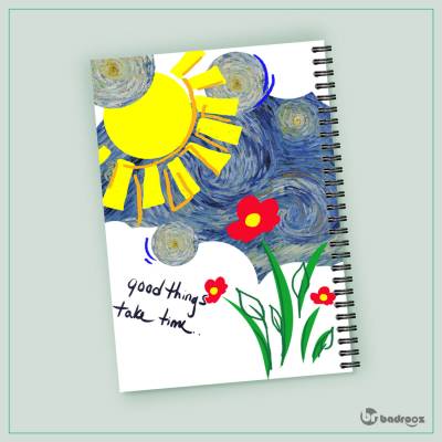 دفتر یادداشت گل و خورشید 