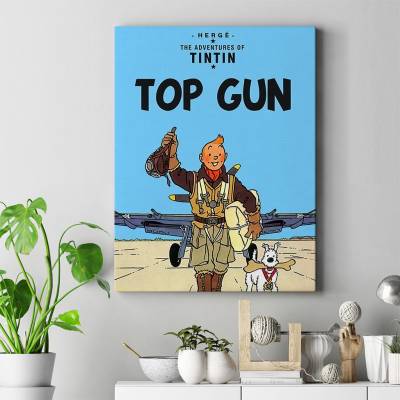 تابلو کنواس (بوم) تن تن - TinTin 30