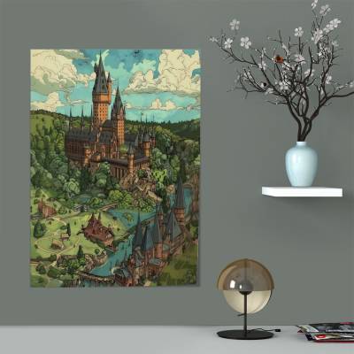 پوستر سیلک هری پاتر - 8 Harry Potter