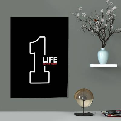 پوستر سیلک one life