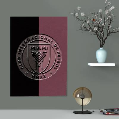 پوستر سیلک لوگو اینتر میامی