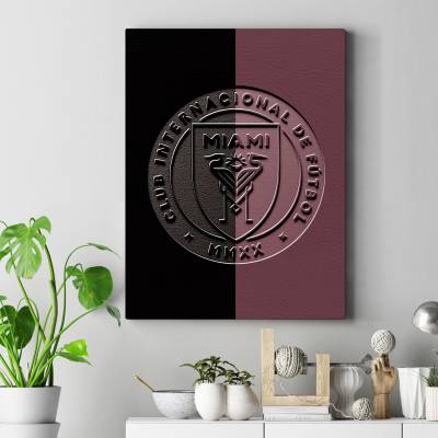 تابلو کنواس (بوم) لوگو اینتر میامی