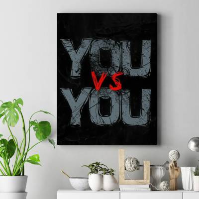 تابلو کنواس (بوم) you vs you