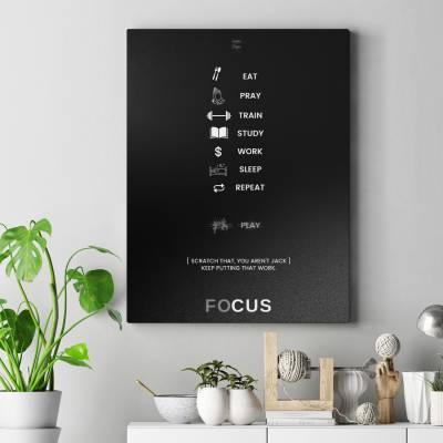 تابلو کنواس (بوم) کار هر روز