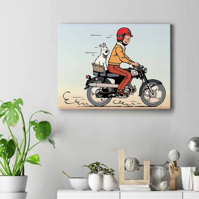 تابلو کنواس (بوم) تن تن - TinTin 32