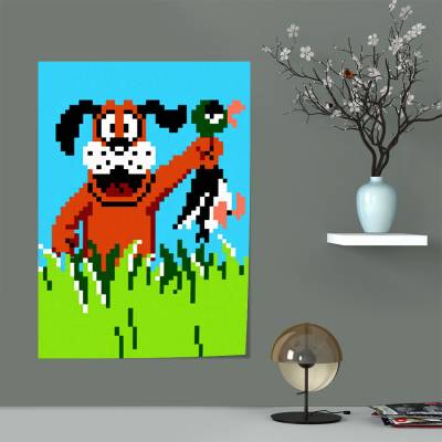 پوستر سیلک Duck Hunt 2