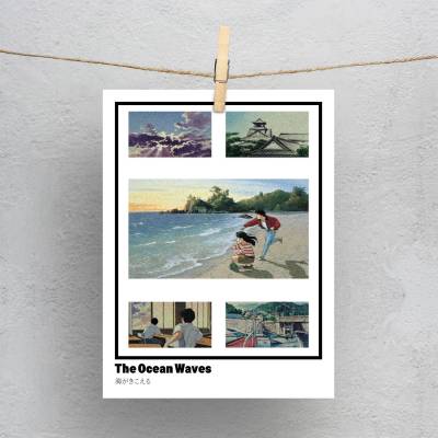 پولاروید(فتوکارت) پولاروید انیمه امواج اقیانوس