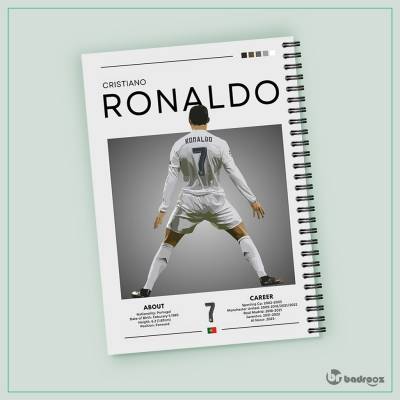 دفتر یادداشت کریستیانو رونالدو 10-Cristiano Ronaldo