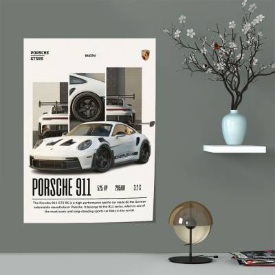 پوستر سیلک پورشه 3 - Porsche 911 