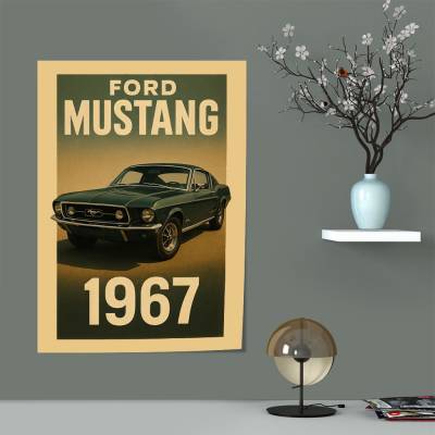 پوستر سیلک فورد - Ford Mustang