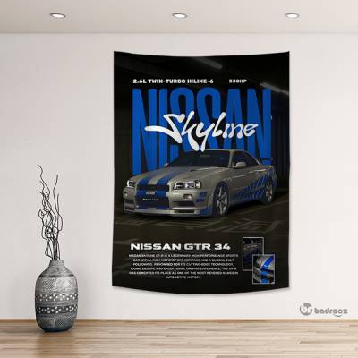 بک دراپ نیسان -Nissan Skyline GT-R