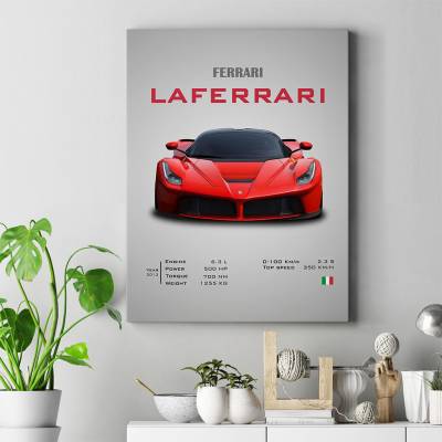 تابلو کنواس (بوم) فراری -Ferrari LaFerrari