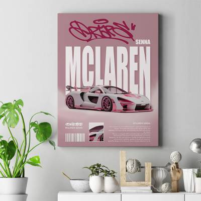 تابلو کنواس (بوم) مک لارن -  McLaren Senna