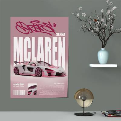 پوستر سیلک مک لارن -  McLaren Senna