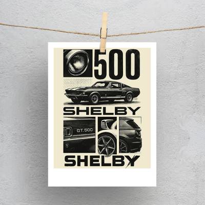 پولاروید(فتوکارت) فورد -  Ford Shelby Mustang GT500