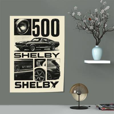 پوستر سیلک فورد -  Ford Shelby Mustang GT500