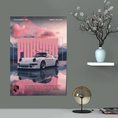 پوستر سیلک پورشه 6 - Porsche RWB 964